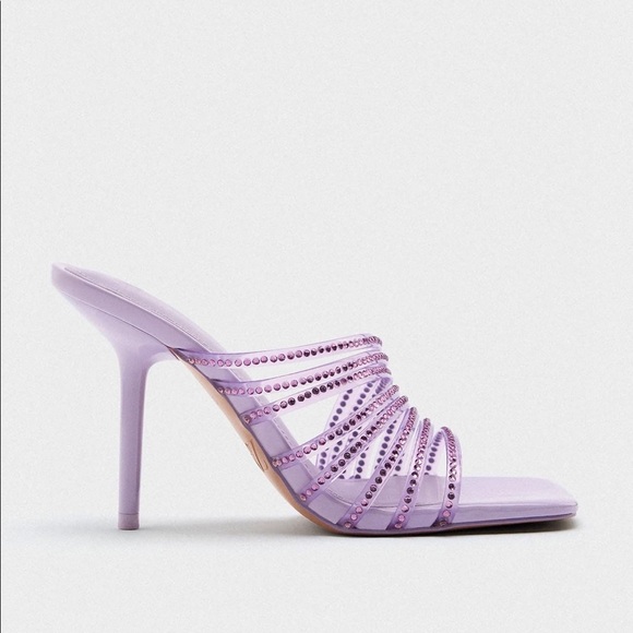 Zara Rhinestone Heels - Picture 2 of 4